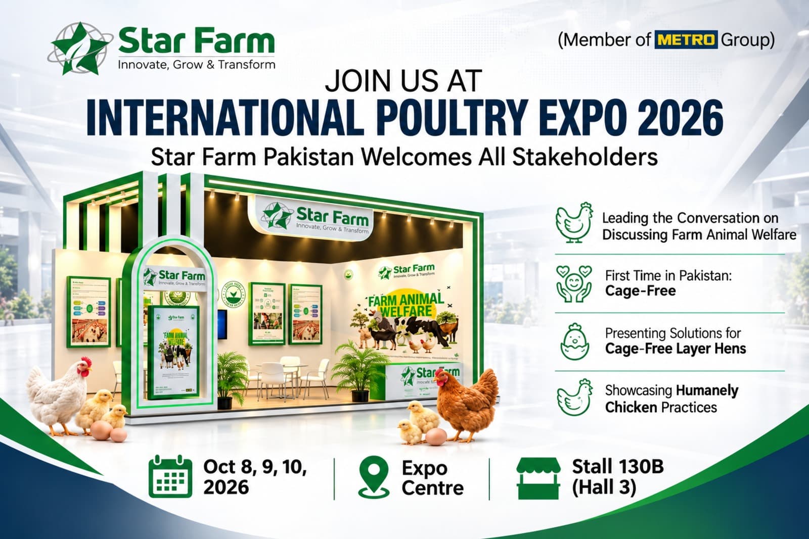 🐓 Star Farm Pakistan at IPEX 2026,Expo Centre Lahore🌍